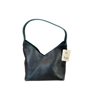 Portland Leather Goods Premium Large Naomi Shoulder Bag Boreal Pebbled Leather